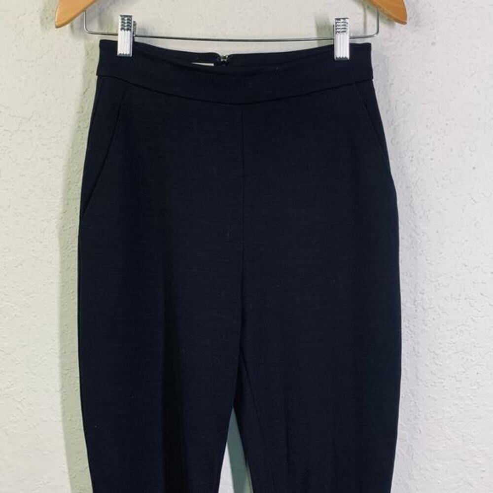 PRADA Riding Pants Equestrian Slim Leg Zipper Y2K‎ Wool Rear Center Zip Closure - Picture 5 of 15